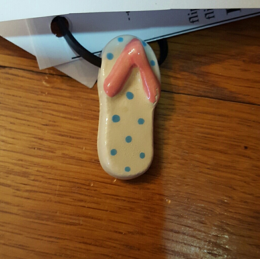 Flip flop charm or pendant